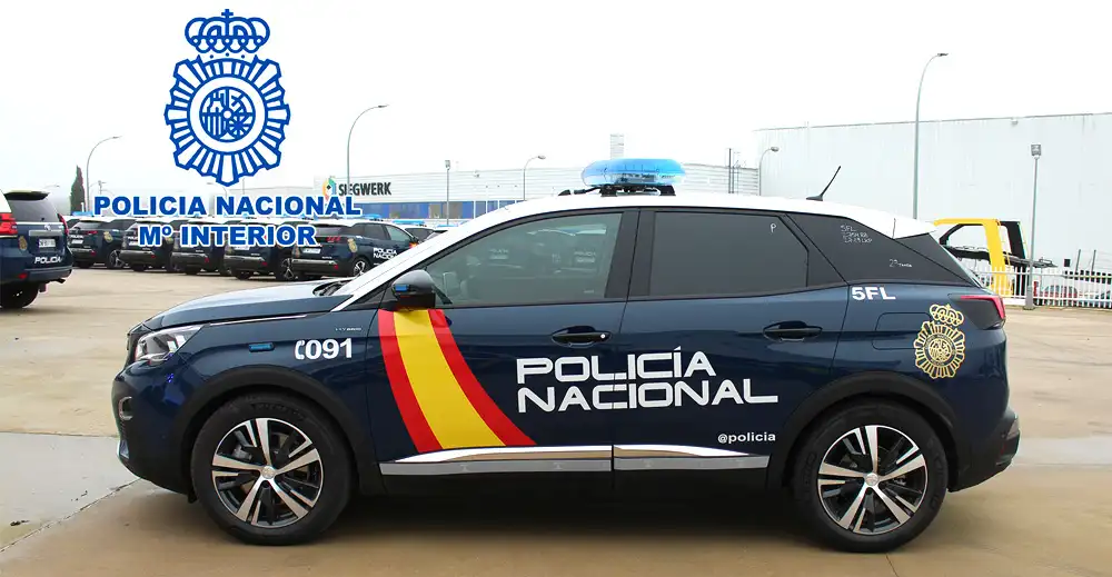 Los coches de la Policía Nacional