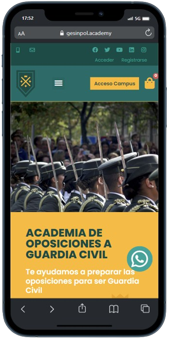 Academia online de oposiciones a Guardia Civil